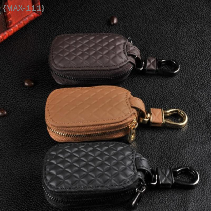 Key Holder Leather Pouch - 【MAX-111】Car Key Pouch Case Cover Holder