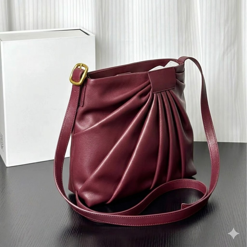 Luxury Bags Coach - Lo Women Wrinkled Leather Hobo Bag