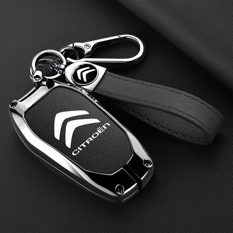 Key Holder Leather Pouch - Leather Car Key Holder Car Keychain