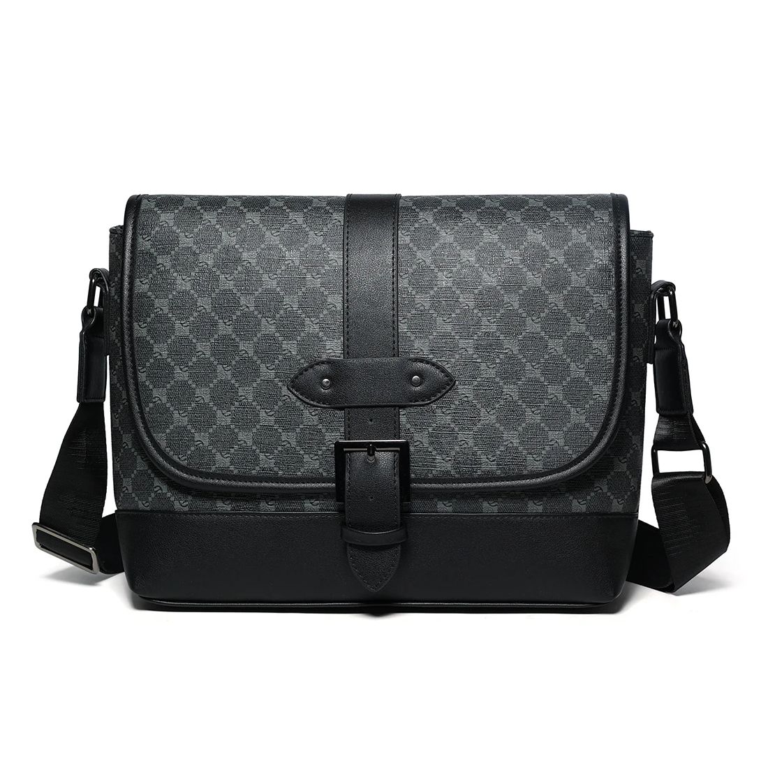 Luxury Bags Coach - Business Leather Large Crossbody Bag for