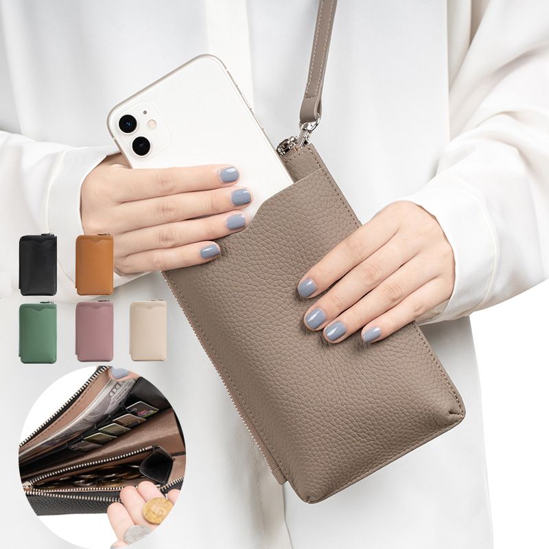 Luxury Bags For Women - Fashion Genuine Leather Phone Crossbody Bag