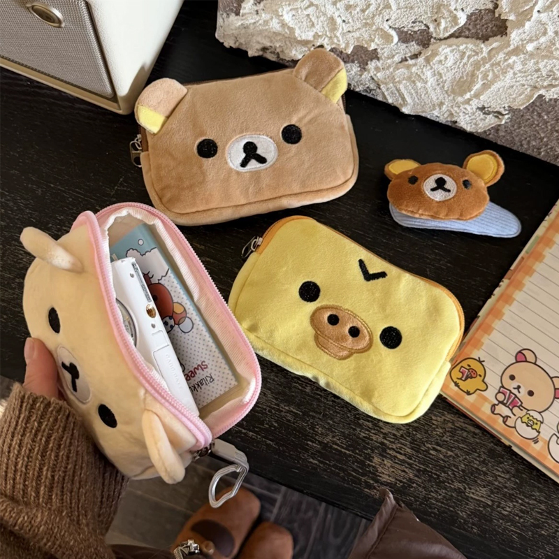 Accordion Wallet Zip - Kawaii Rilakkumas Coin Purse Wallet Creative