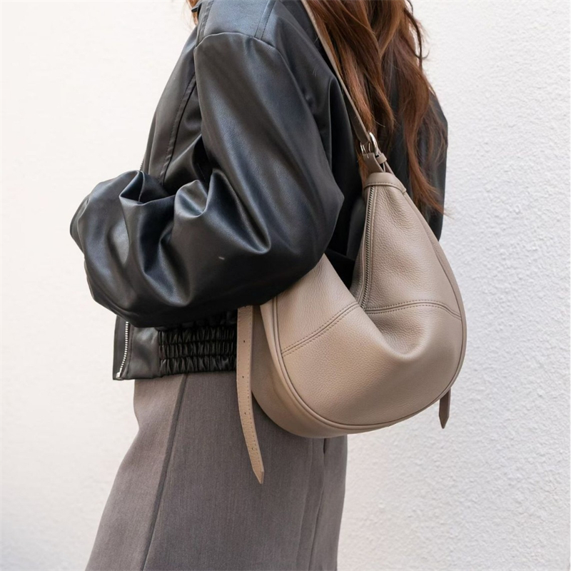 Luxury Bags Coach - BURMINSA Luxury Genuine Leather Soft Hobo