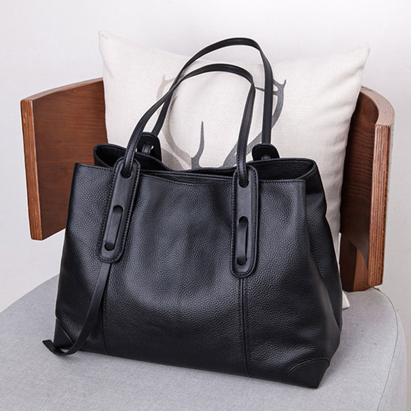 Luxury Bags Big - Genuine Leather Tote Bag Luxury Designer