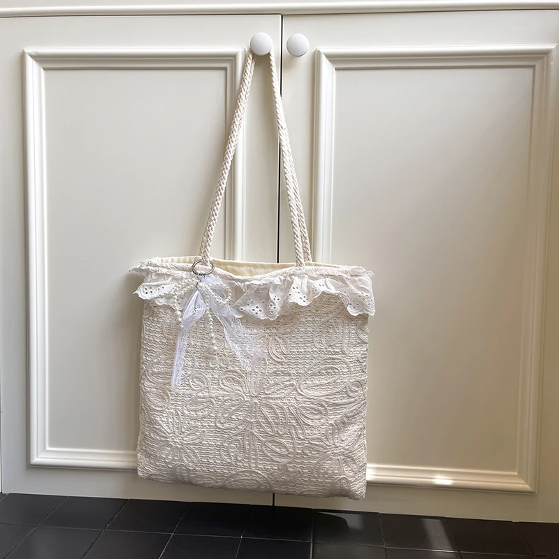 Summer Straw Woven Lace Large  - Luxury Bags On Sales のレビューと価格