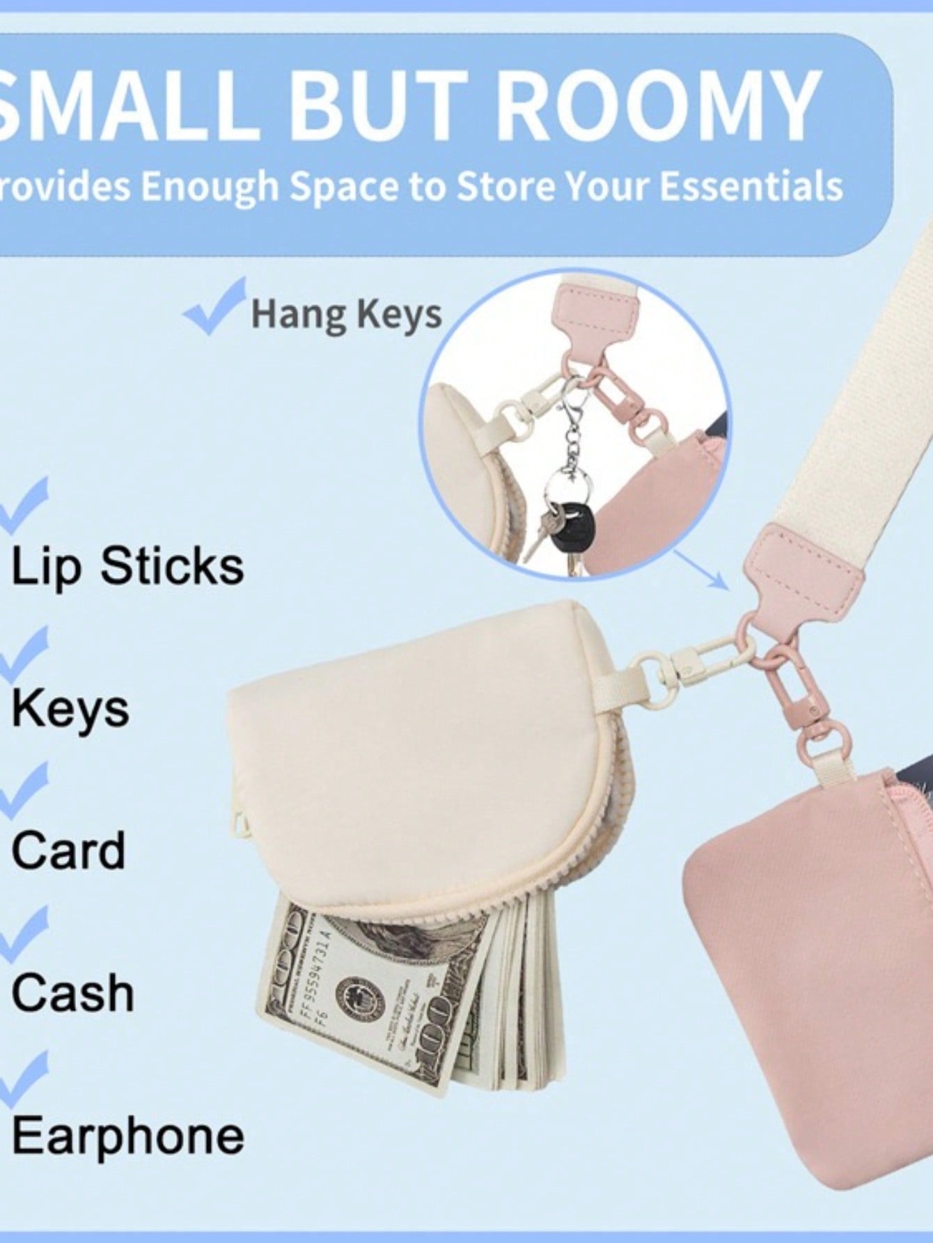 LuLu Style Women Simple Wallet - Accordion Wallet Zip のレビューと価格