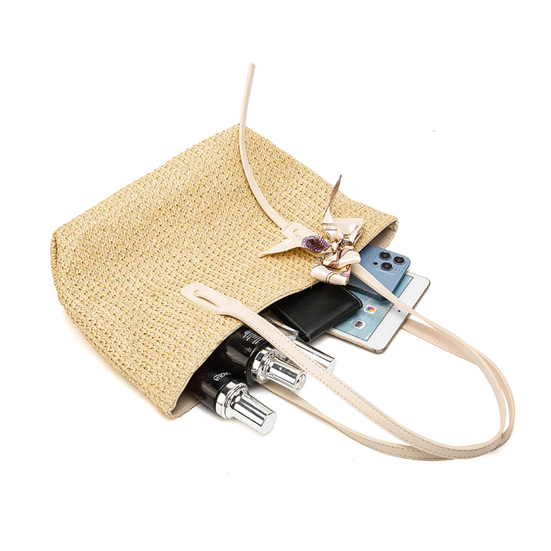 Straw weaving women handbag La - Luxury Bags Big のレビューと価格