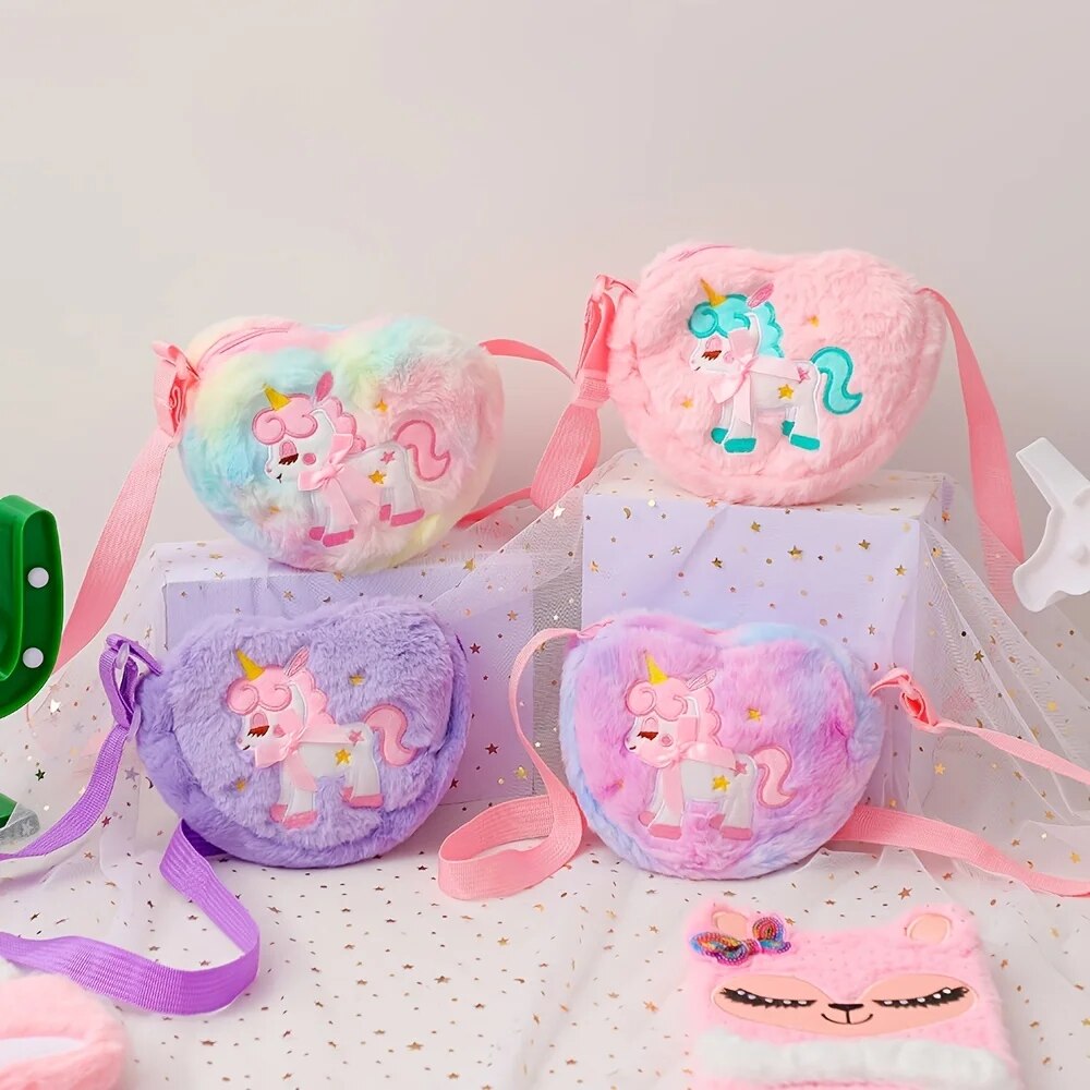 Cute Unicorn For Girls Plush H - Accordion Wallet Zip のレビューと価格