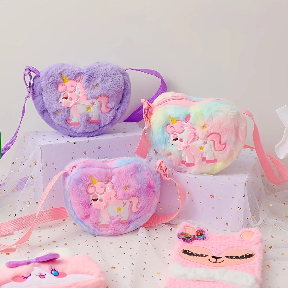 Cute Unicorn For Girls Plush H - Accordion Wallet Zip のレビューと価格