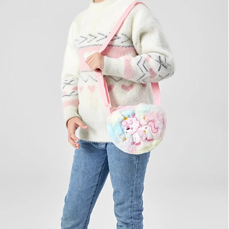 Cute Unicorn For Girls Plush H - Accordion Wallet Zip のレビューと価格