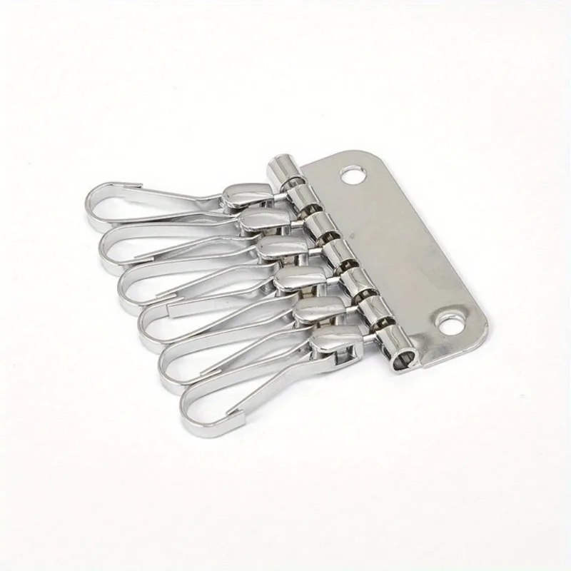 1PC Wallet Key Row 6 Hooks Key - Key Holder Leather Pouch のレビューと価格
