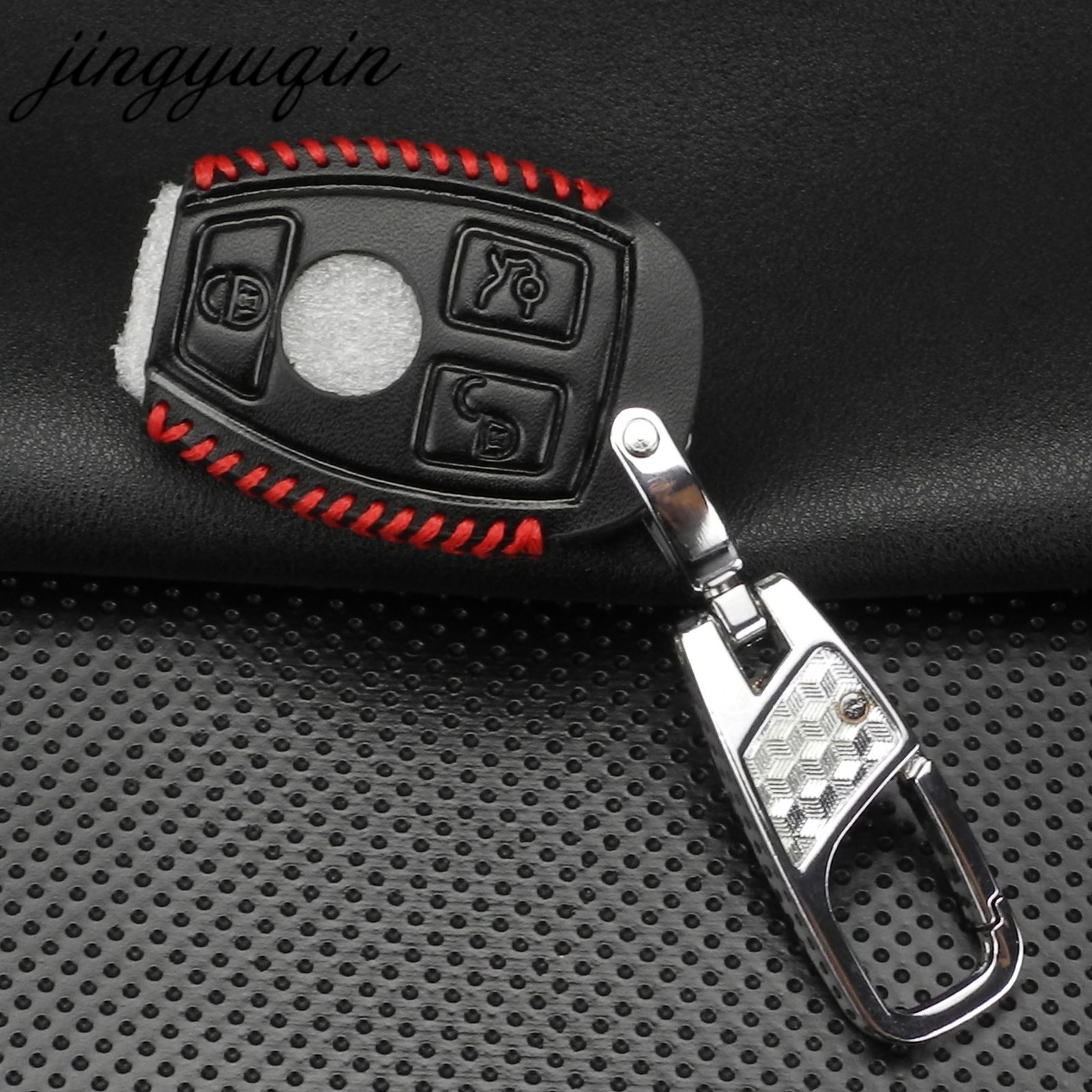 jingyuqin Leather Car Key Bag  - Key Holder Leather Pouch のレビューと価格