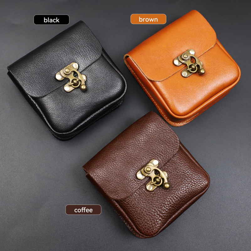 Soft Cowhide Small Waist Bag G - Key Holder Leather Pouch のレビューと価格