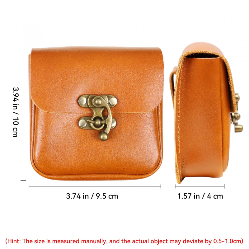 Soft Cowhide Small Waist Bag G - Key Holder Leather Pouch のレビューと価格