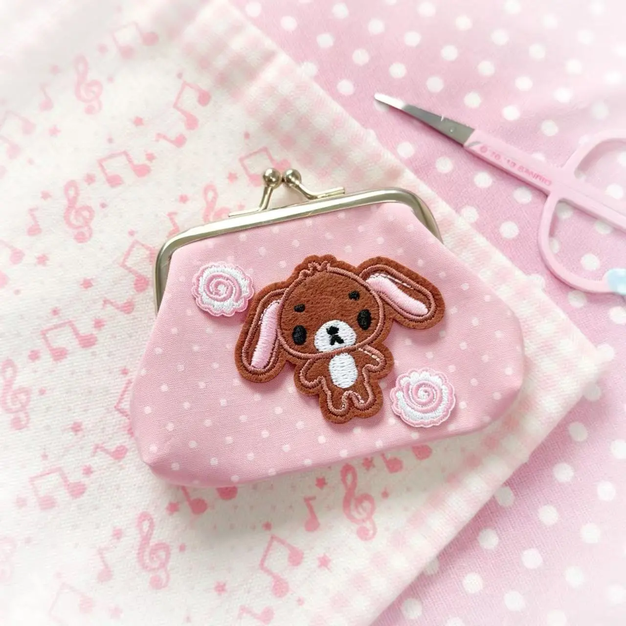 Sanrio Sugar Bunnies Mini Coin - Key Holder Leather Pouch のレビューと価格