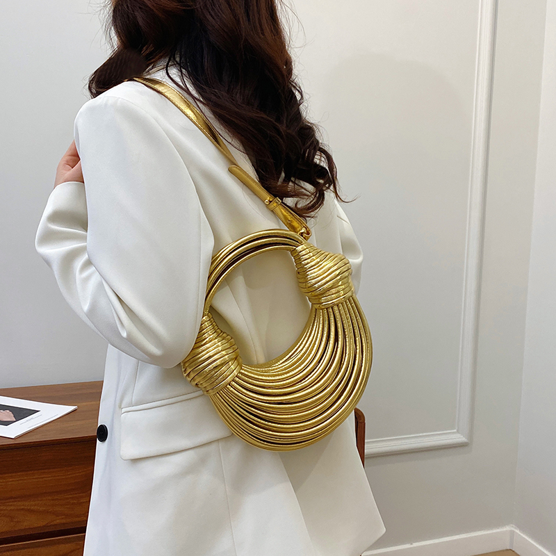PU Solid Color Shoulder Bags L - Luxury Bags On Sales のレビューと価格