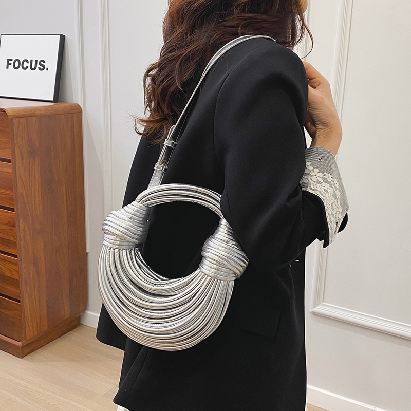 PU Solid Color Shoulder Bags L - Luxury Bags On Sales のレビューと価格