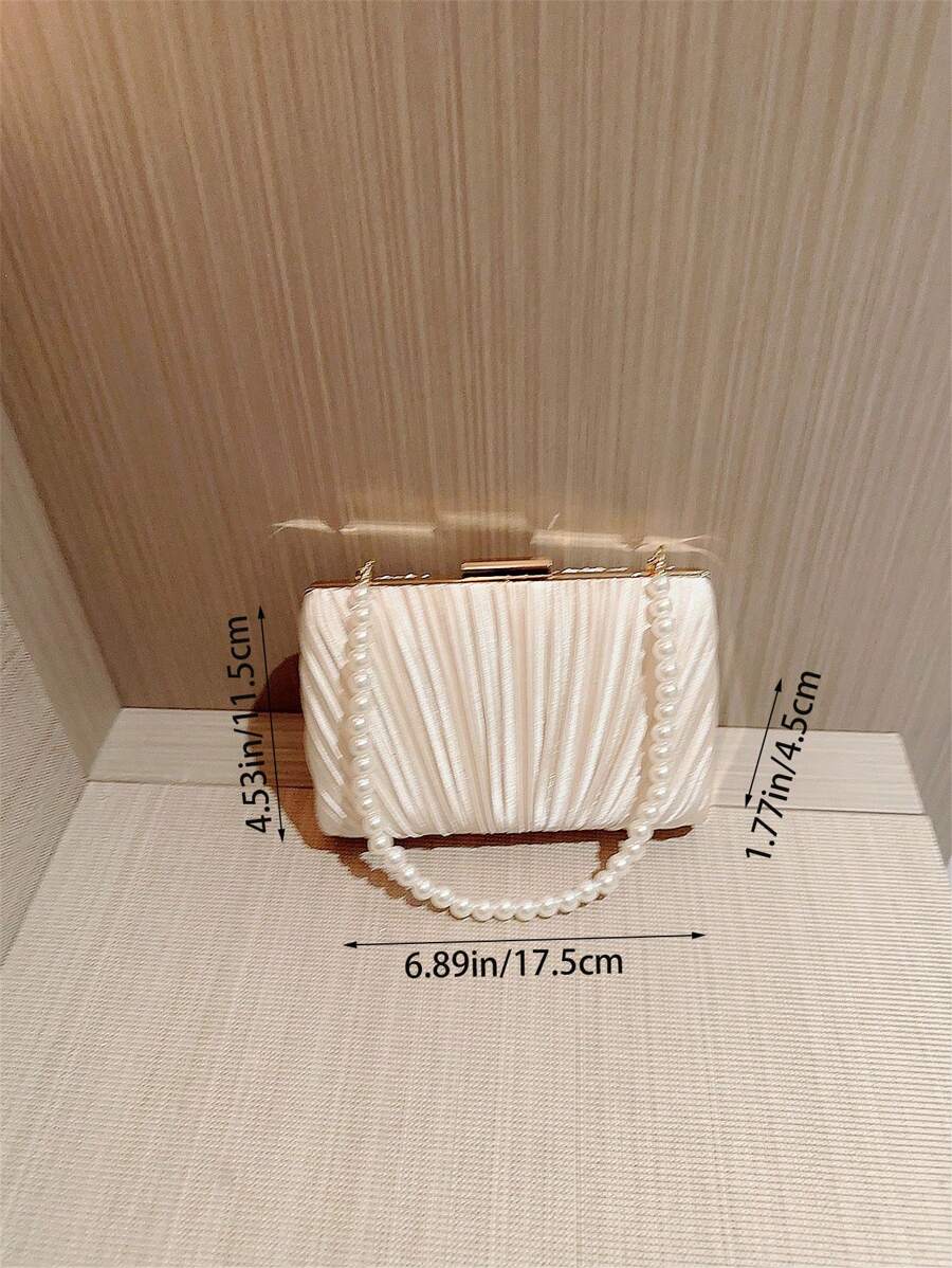 Quiet Luxury Pleated Faux Pear - Luxury Bags Quiet のレビューと価格