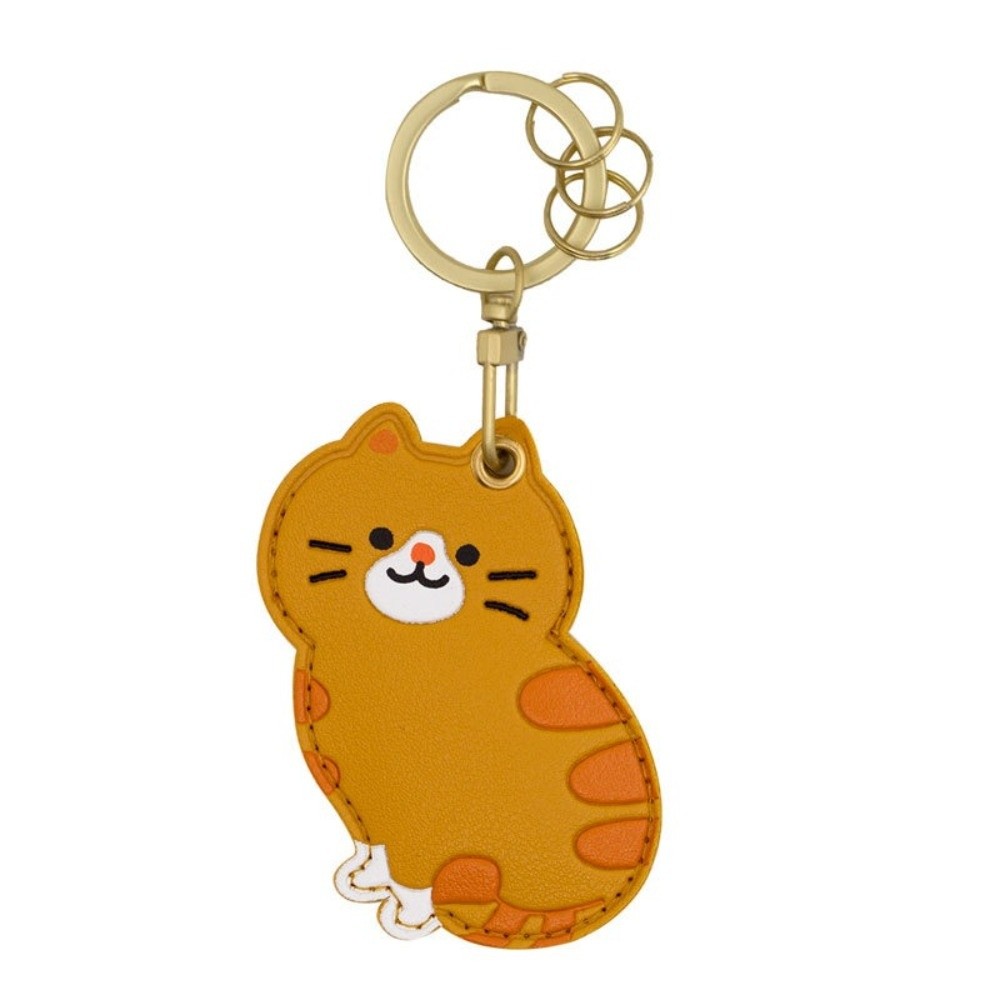 Cute Cartoon Cat Access Card H - Key Holder Leather Pouch のレビューと価格
