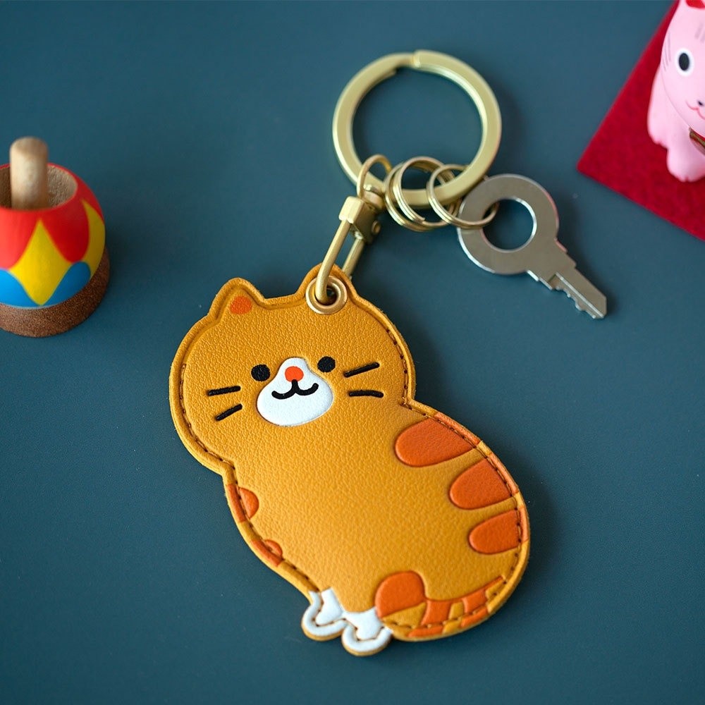 Cute Cartoon Cat Access Card H - Key Holder Leather Pouch のレビューと価格