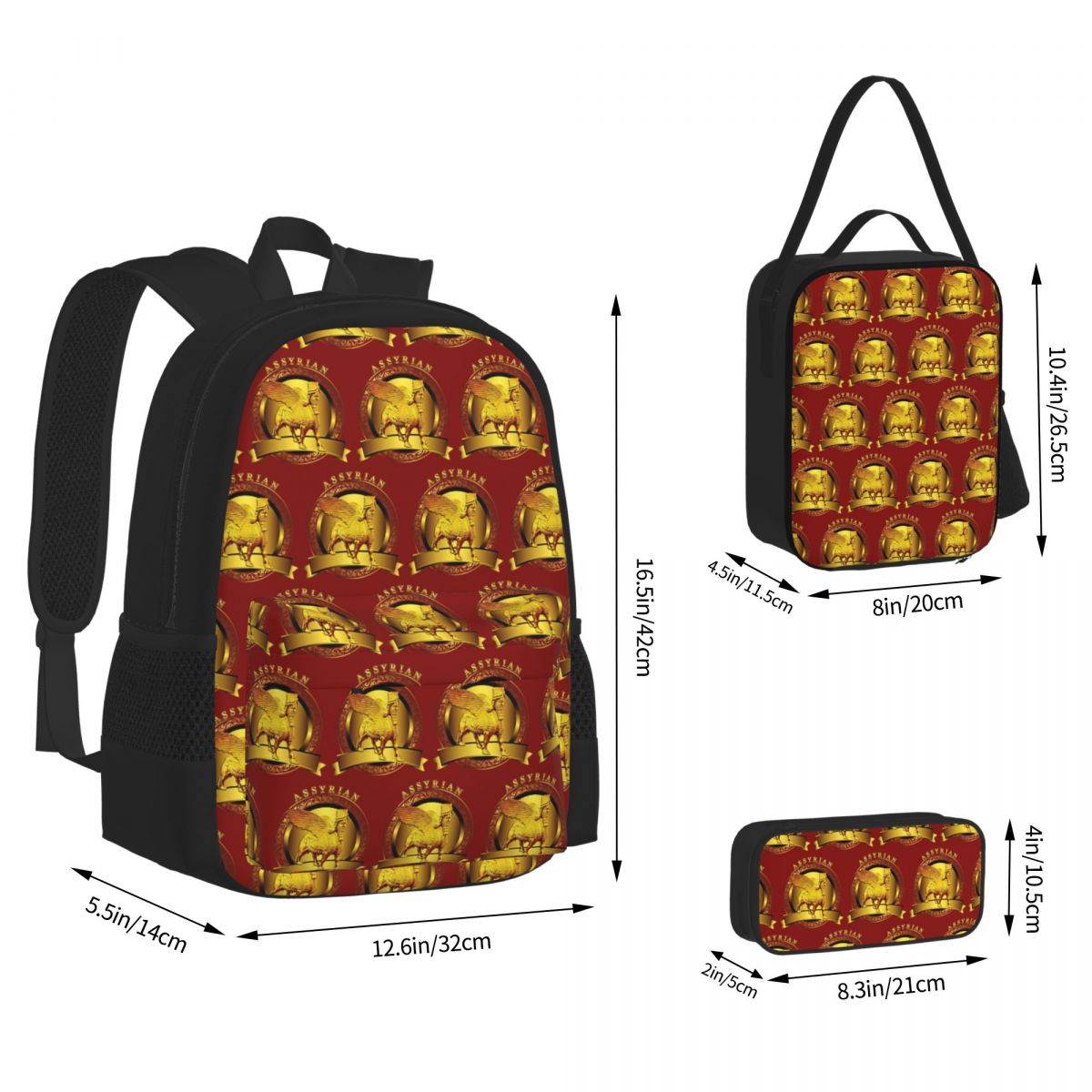 Luxury Assyrian Suryoyo Flag B - Luxury Bags For Kids のレビューと価格