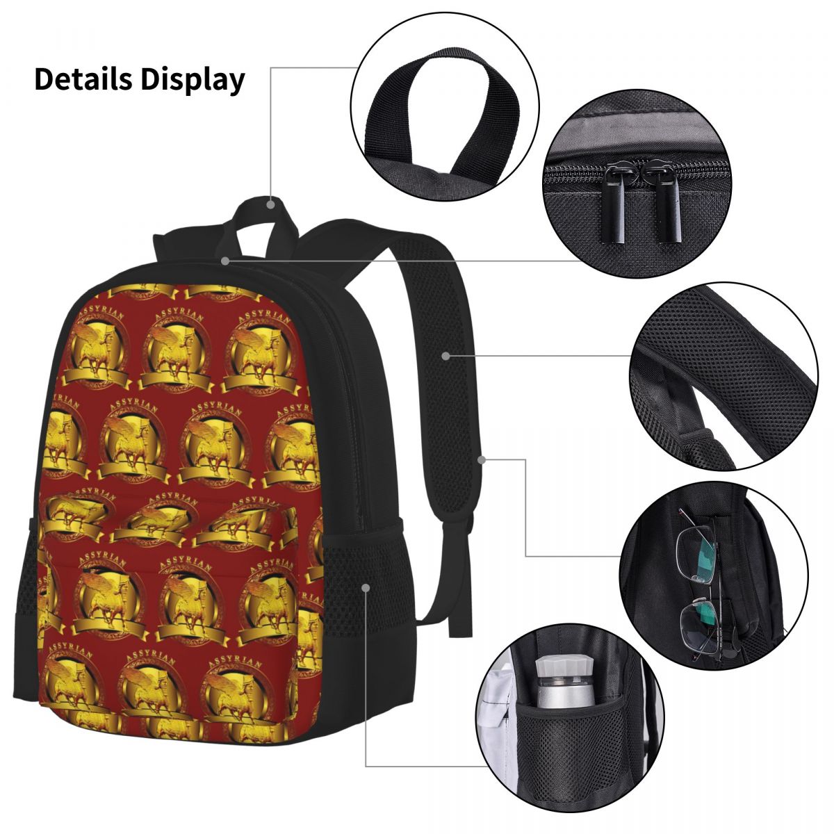 Luxury Assyrian Suryoyo Flag B - Luxury Bags For Kids のレビューと価格