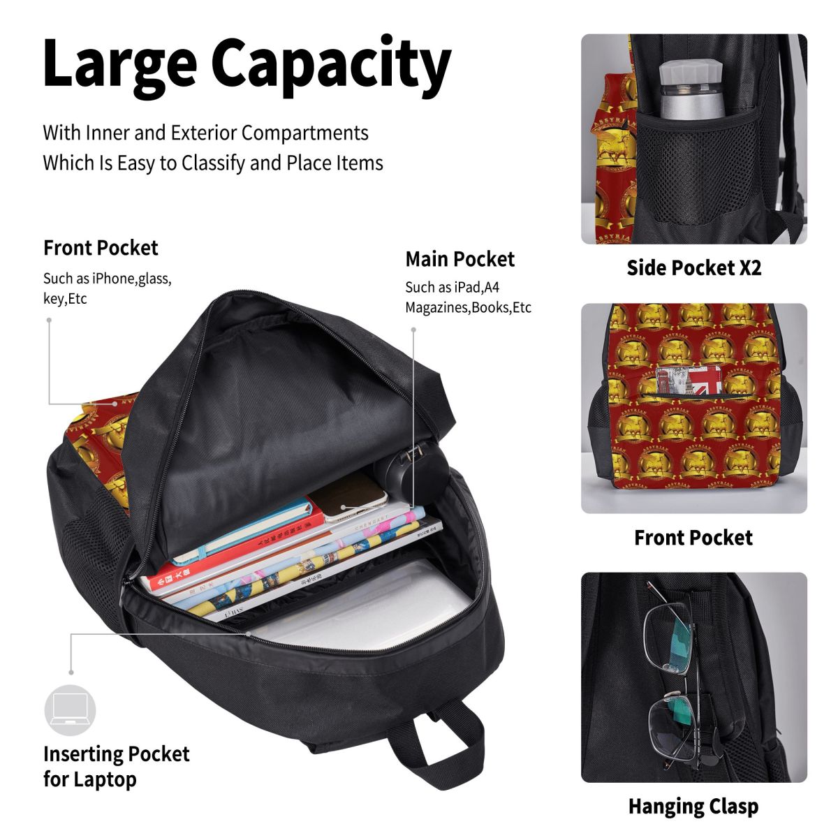 Luxury Assyrian Suryoyo Flag B - Luxury Bags For Kids のレビューと価格