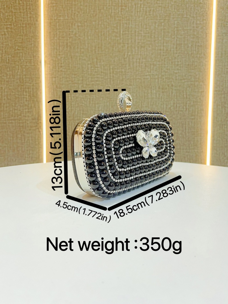 Fashion Big Pearl Diamond Embe - Luxury Bags Big のレビューと価格
