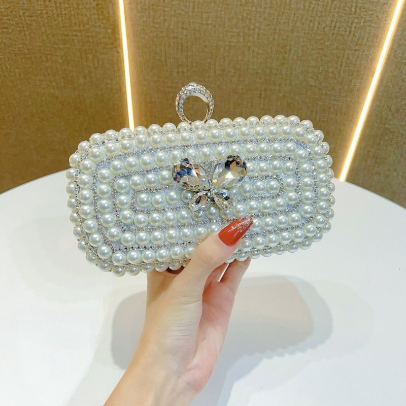 Fashion Big Pearl Diamond Embe - Luxury Bags Big のレビューと価格