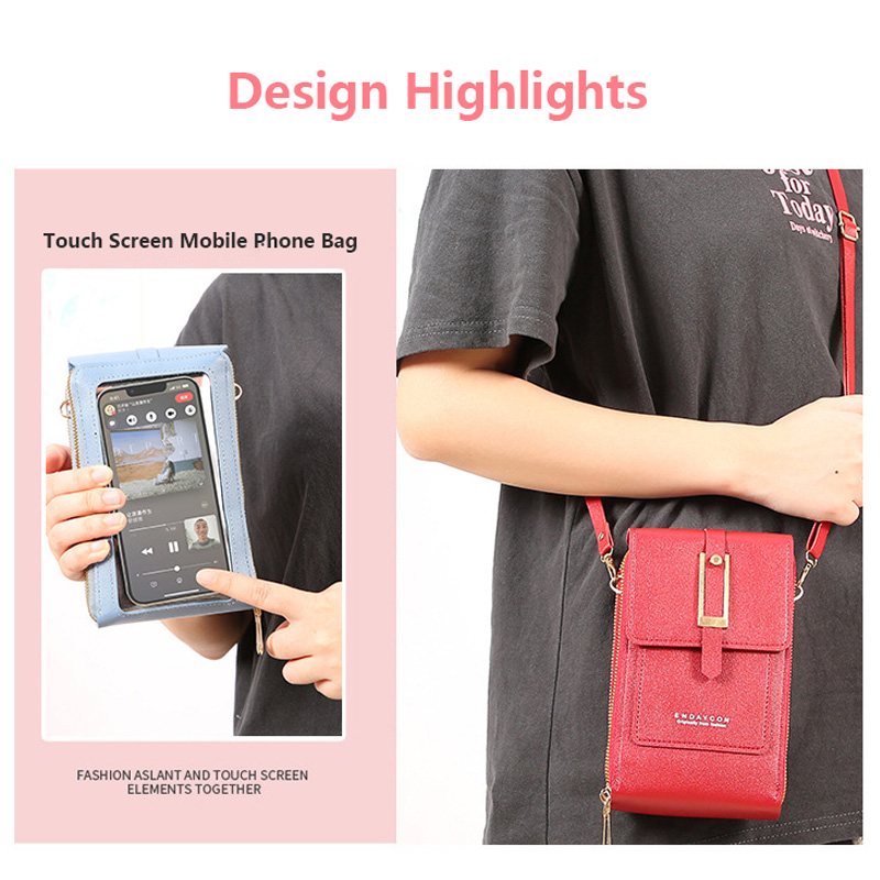 Touch Screen Cell Phone Women  - Accordion Wallet Zip のレビューと価格