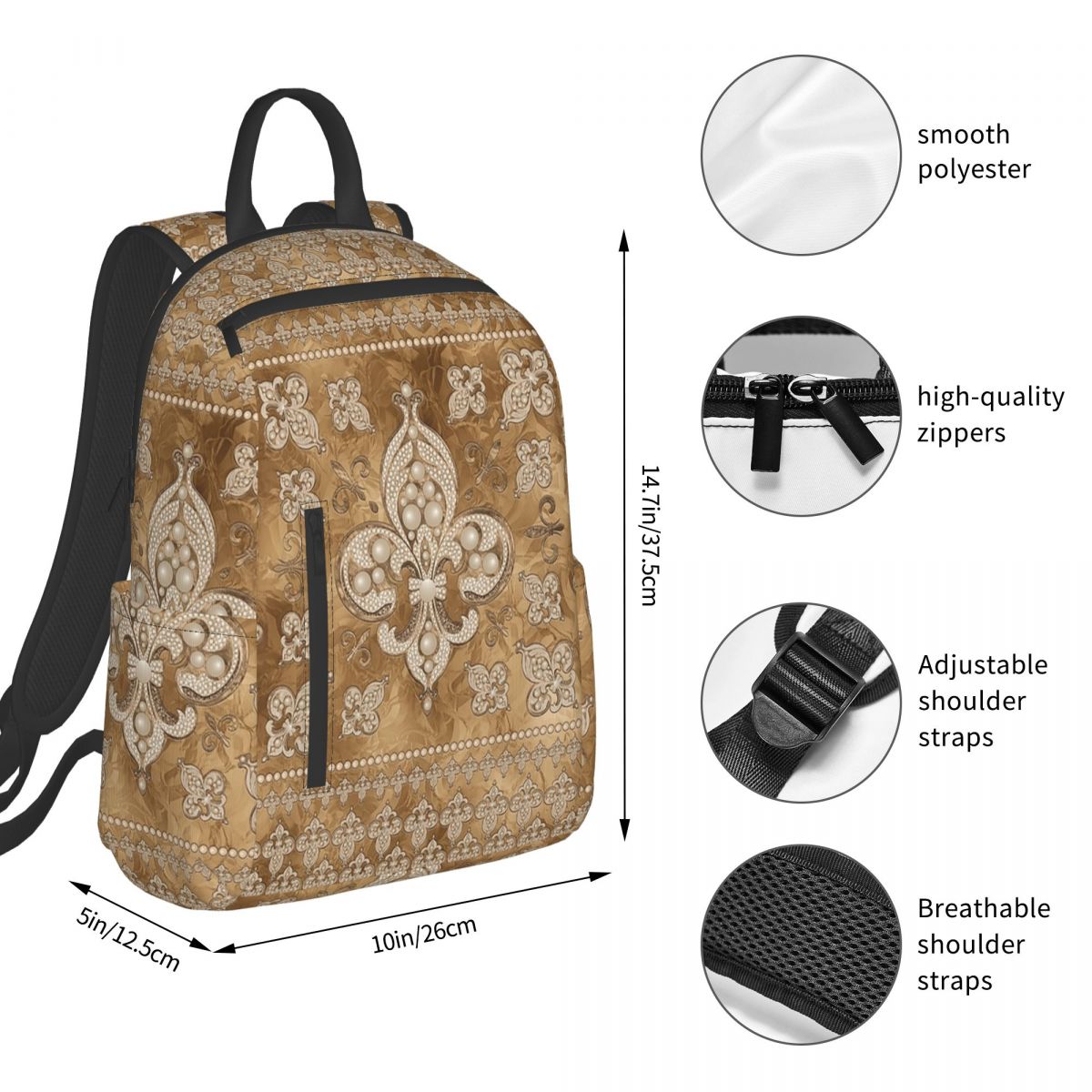 Fleur-de-lis Luxury Pearl And  - Luxury Bags For Kids のレビューと価格