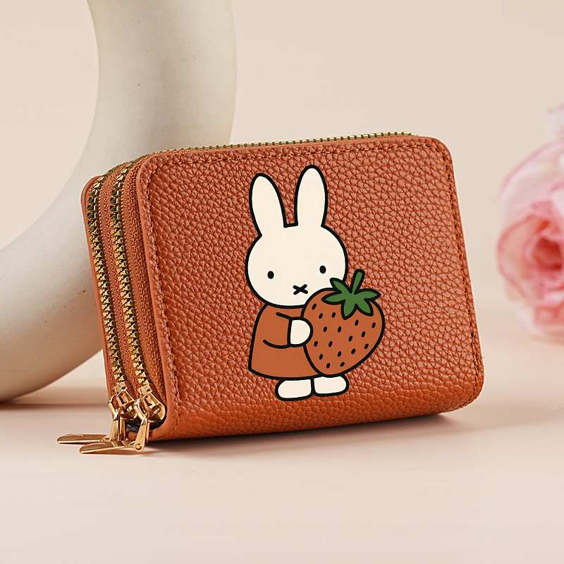 Kawaii Miffys Rabbit Short Wal - Key Holder Leather Pouch のレビューと価格