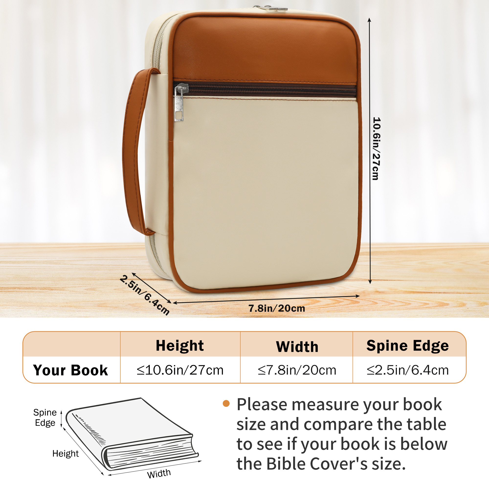 Bible Case for Women Pu Leathe - Key Holder Leather Pouch のレビューと価格