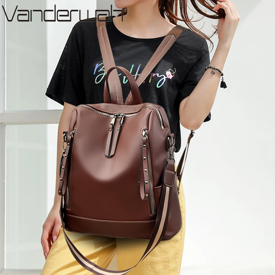 Brand Luxury Backpacks Soft Le - Luxury Bags Brands For Women のレビューと価格