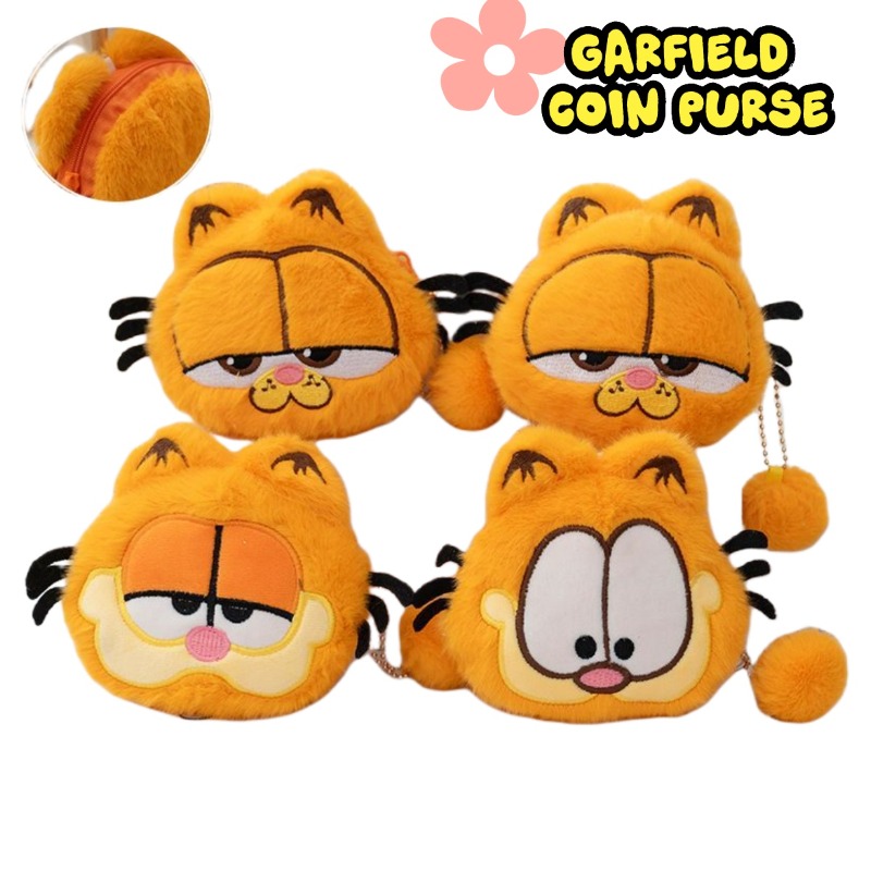Kawaii Garfield Plush Key Ring - Accordion Wallet Zip のレビューと価格