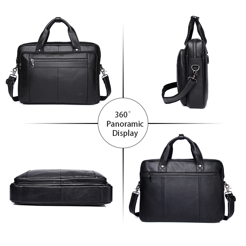 SCHLATUM Genuine Leather Bussi - Luxury Bags For Laptop のレビューと価格