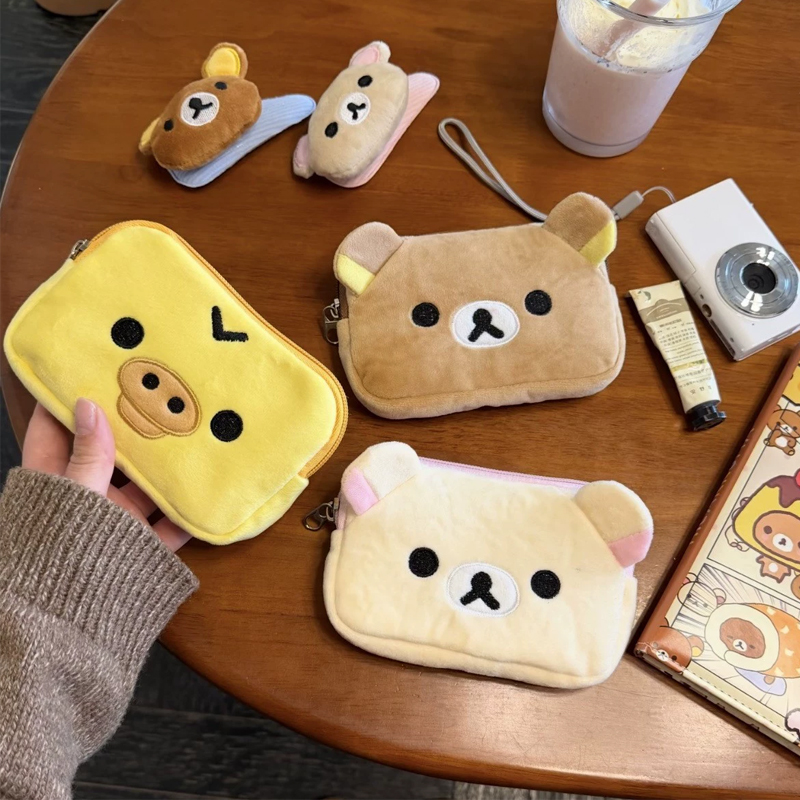 Kawaii Rilakkumas Coin Purse W - Accordion Wallet Zip のレビューと価格
