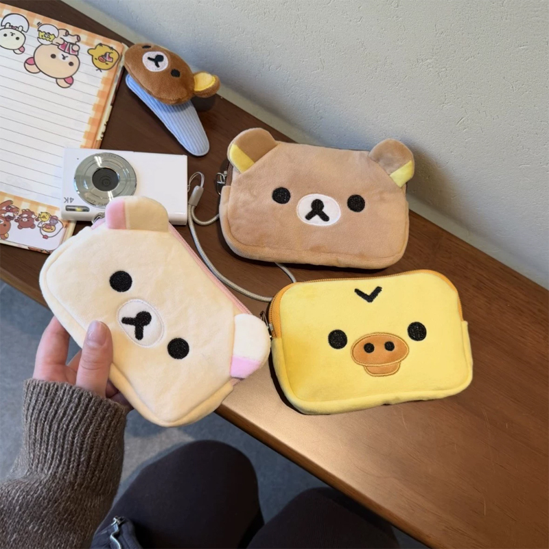 Kawaii Rilakkumas Coin Purse W - Accordion Wallet Zip のレビューと価格