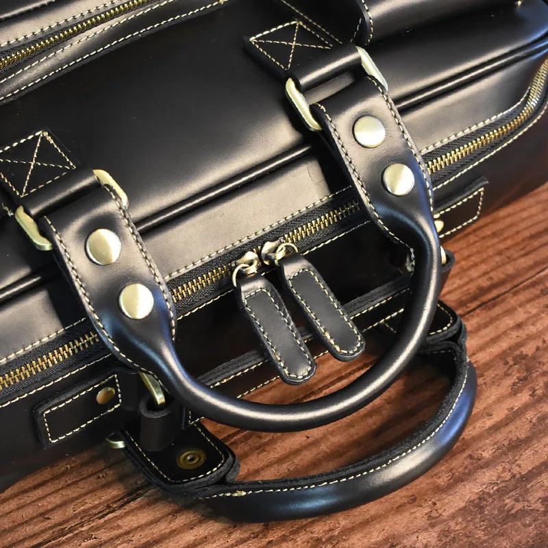 Vintage Men's Black Shoulder B - Luxury Bags For Laptop のレビューと価格
