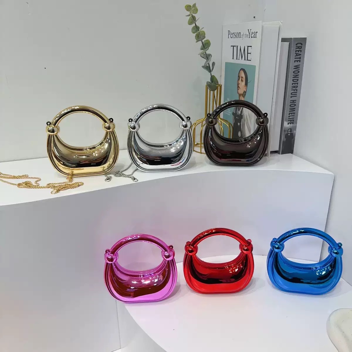 Mini Golden Evening Bag Purses - Luxury Bags For Women のレビューと価格