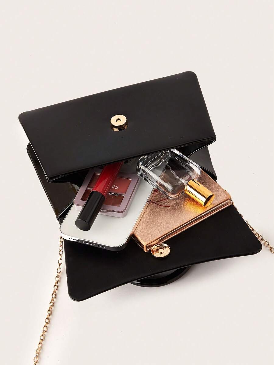 Shiny Patent Leather Evening H - Top Handle Patent Bag のレビューと価格