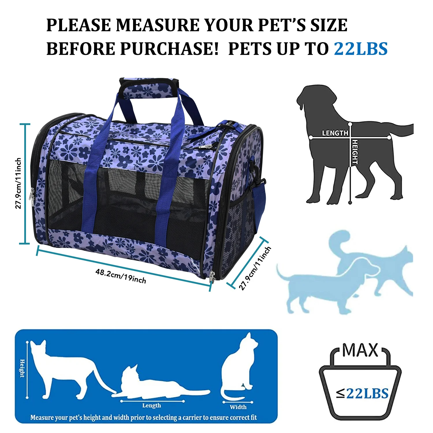 Soft-Sided Pet Carrier In USA  - Luxury Bags Usa のレビューと価格