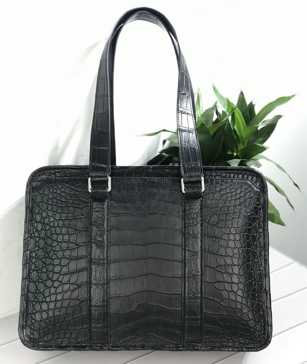 New crocodile leather laptop b - Luxury Bags For Laptop のレビューと価格