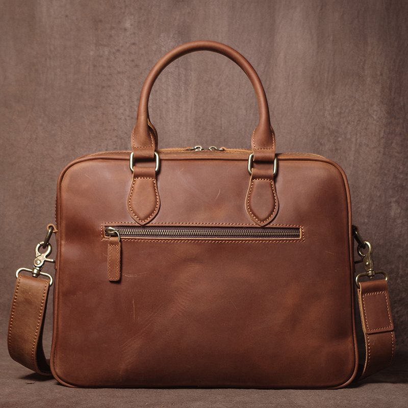 GURO Men Crazy Horse Cowhide B - Luxury Bags For Laptop のレビューと価格