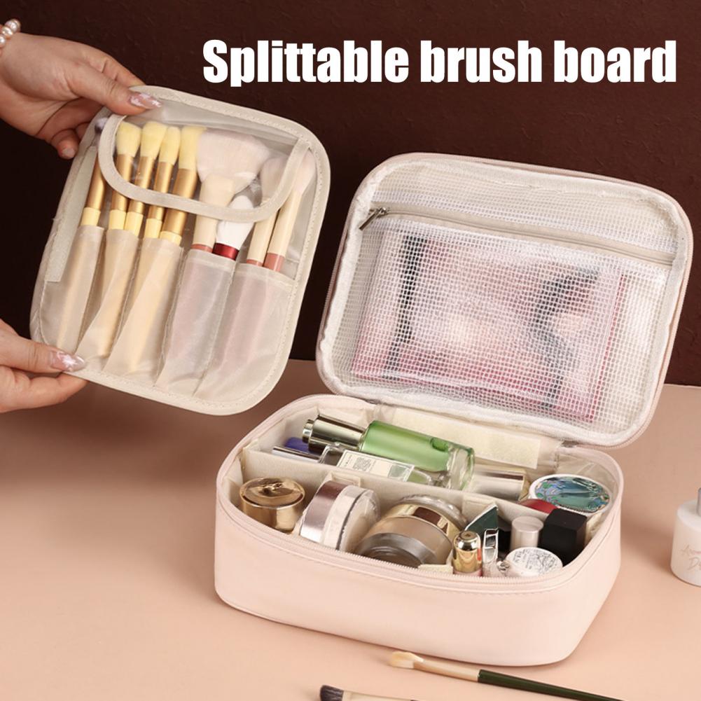 Large Capacity Cosmetic Bag Ma - Top Handle Patent Bag のレビューと価格