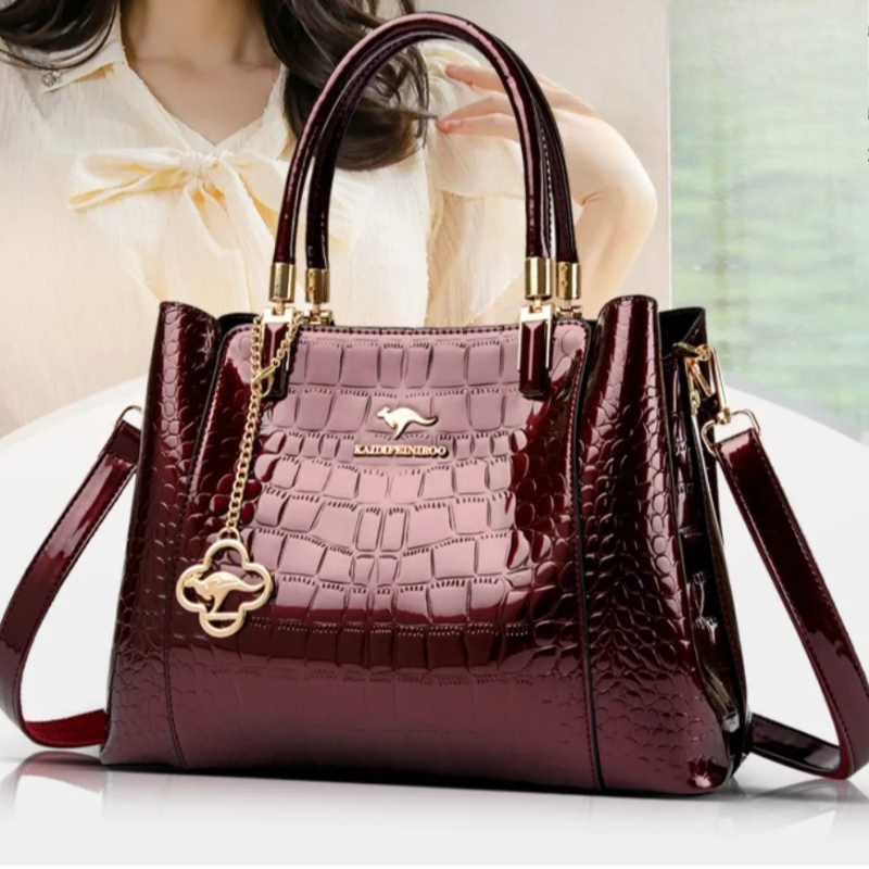 New 2026 Women's Patent Leathe - Top Handle Patent Bag のレビューと価格