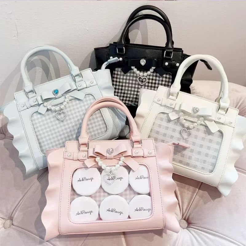 Harajuku Square Pink Ita Bag W - Accordion Wallet Zip のレビューと価格