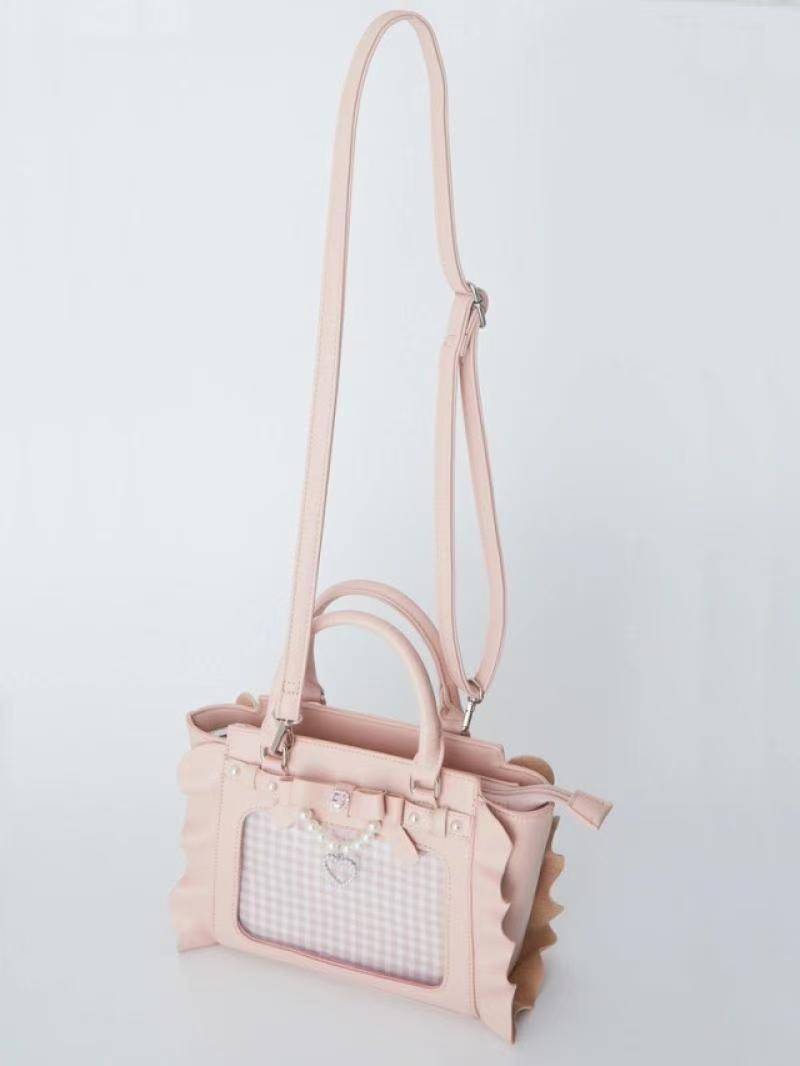 Harajuku Square Pink Ita Bag W - Accordion Wallet Zip のレビューと価格