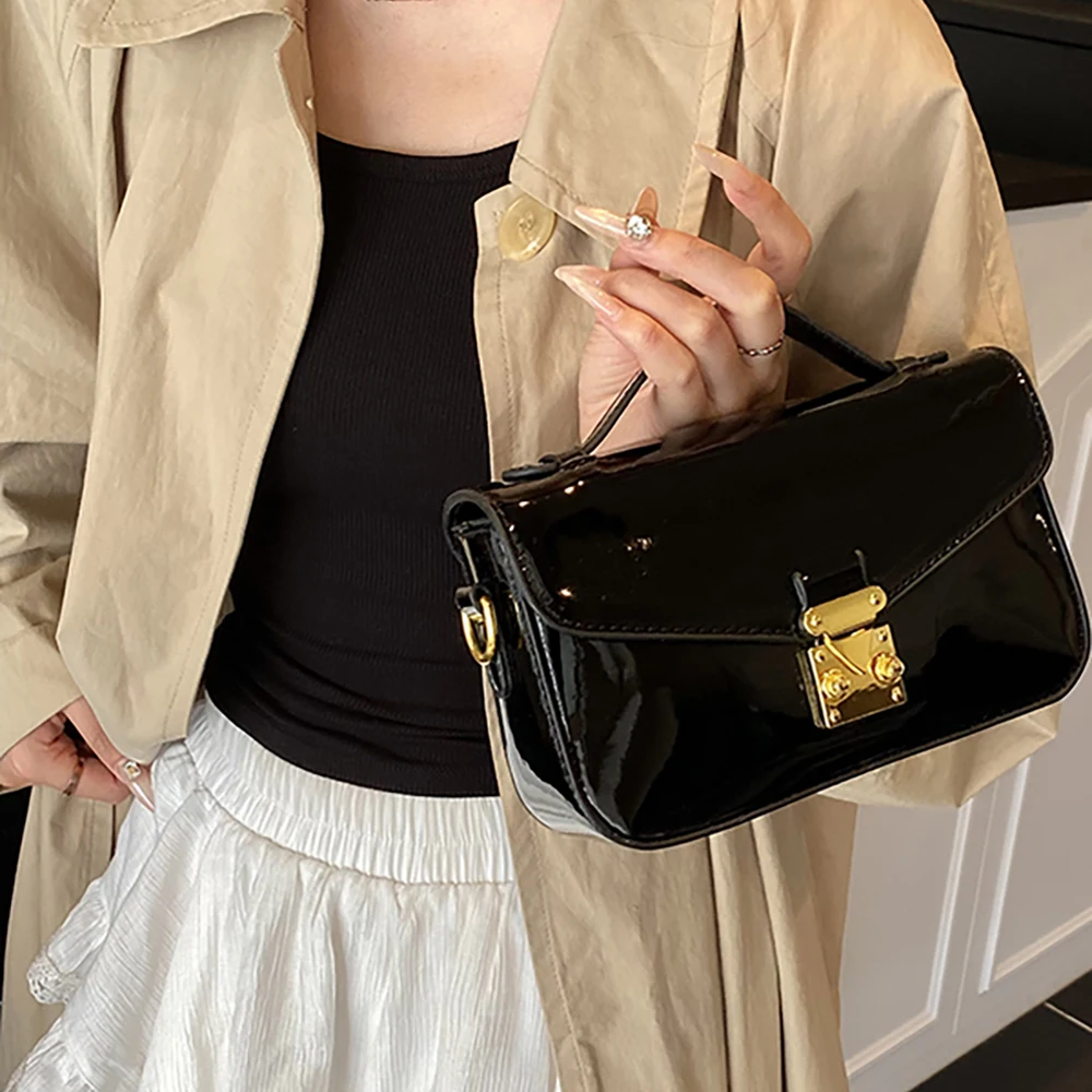 2026 Luxury Square Shoulder Ba - Top Handle Patent Bag のレビューと価格
