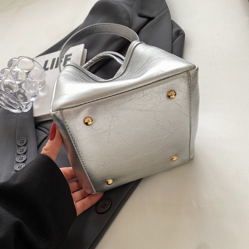 Solid Color Square PU Top-Hand - Luxury Bags On Sales のレビューと価格